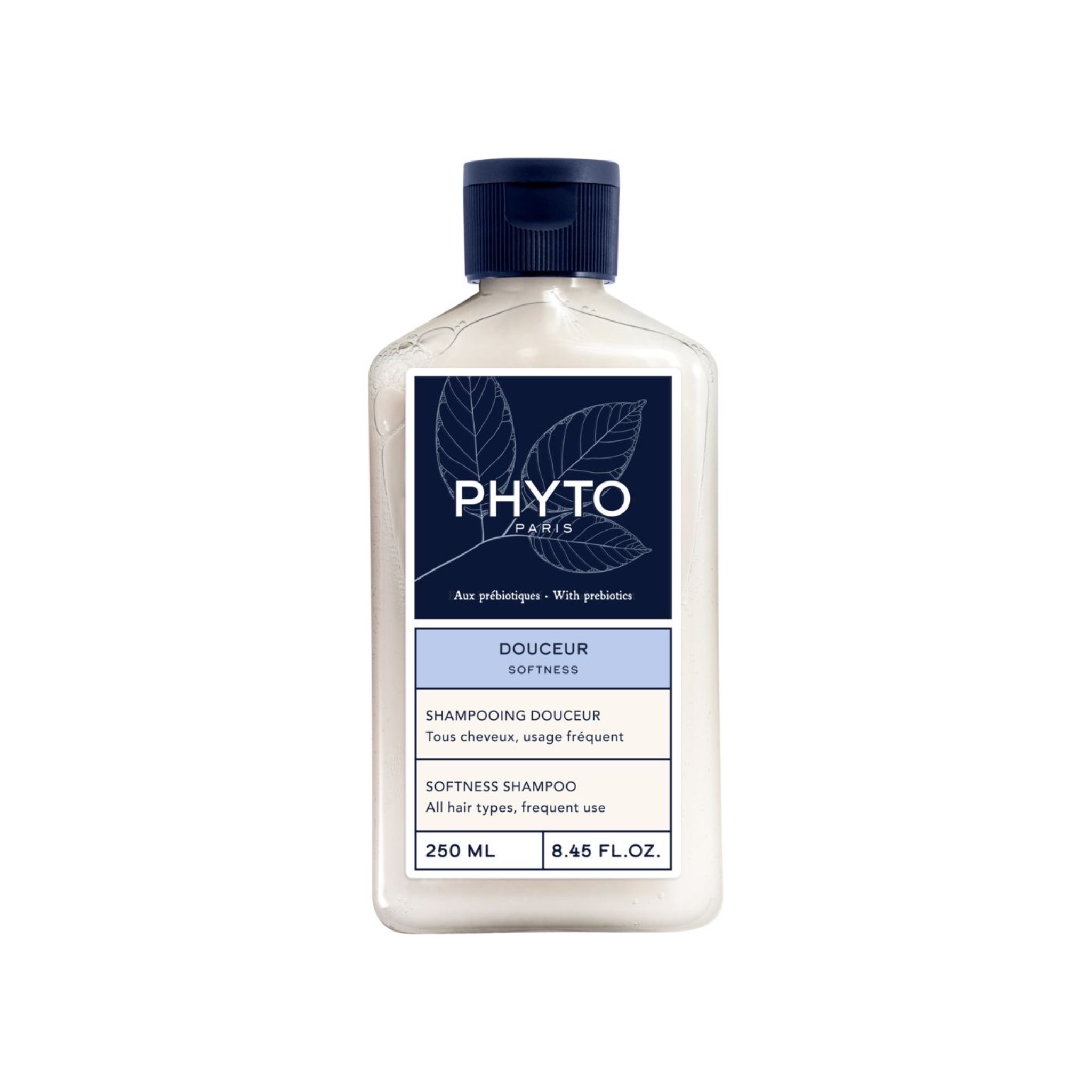 شامپو نرم کننده روزانه حاوی فرمولاسیون ملایم و پروبیوتیک ‌PHYTO Paris Douceur Softness🩵✨