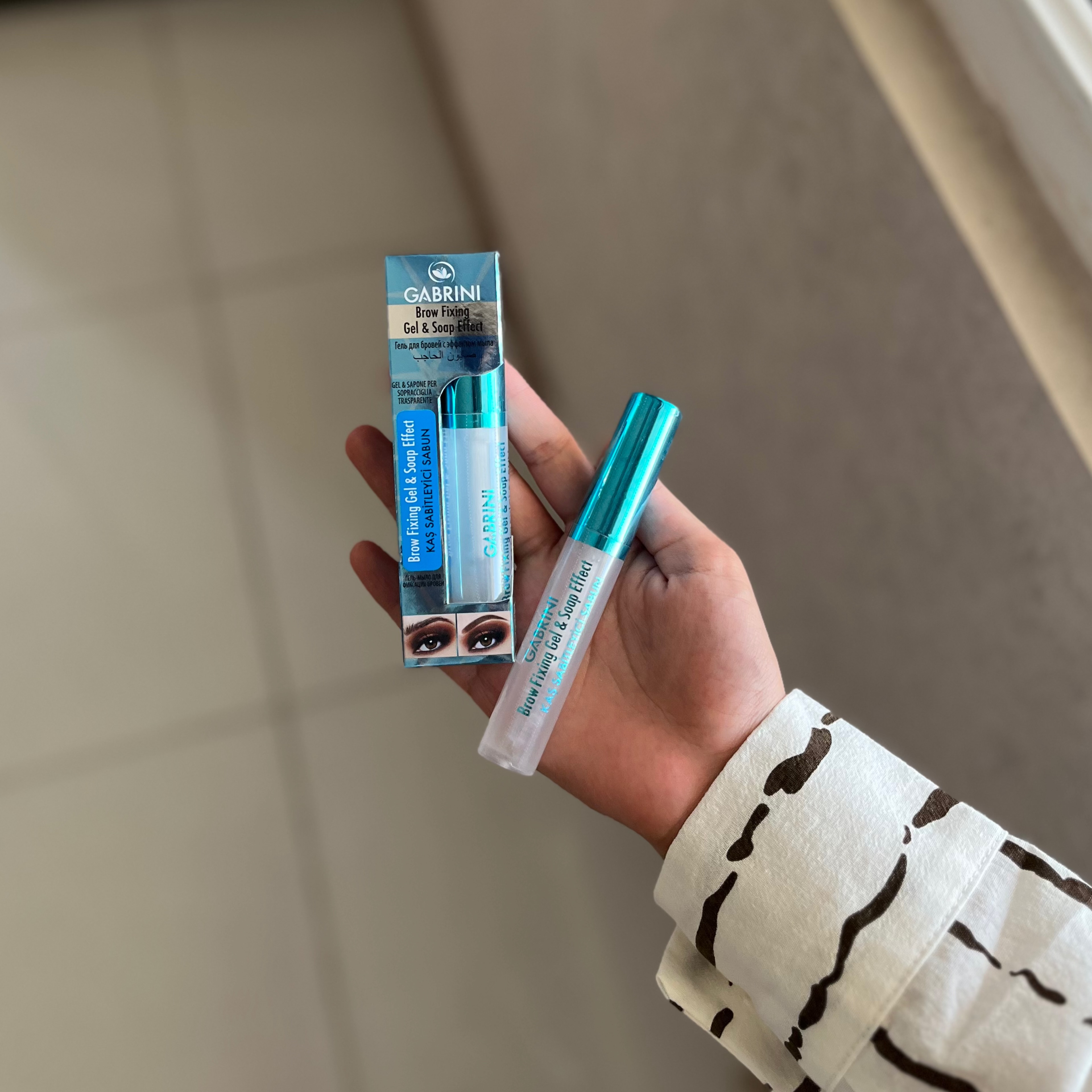 ژل فرم دهنده ابرو‌با ماندگاری طولانی مدت گابرینی GABRINI🩵⚡️