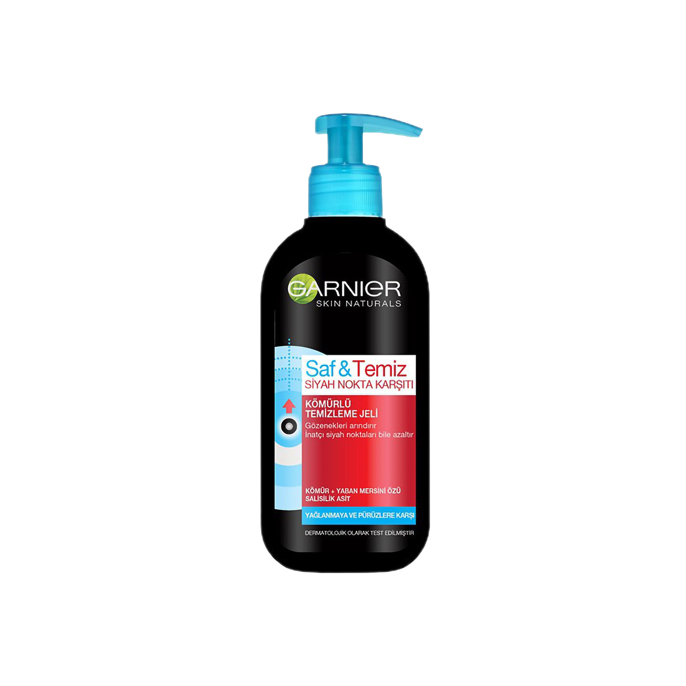 ژل شوینده صورت گارنیر حاوی ذغال فعال و سالیسیلیک اسید با قدرت پاکنندگی بالا | GARNIER SKIN NATURALS