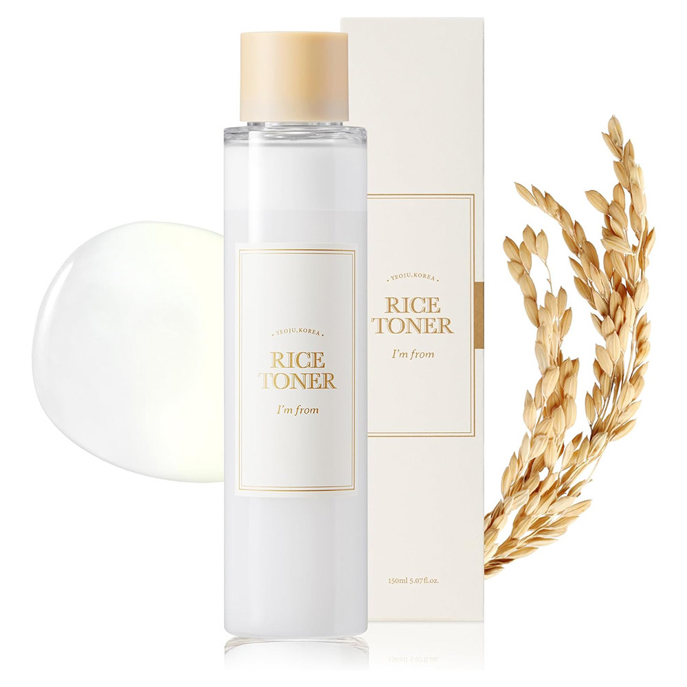 تونر آبرسان - روشن کننده و تنظیم PH پوست ایم فرام حاوی عصاره برنج | I'm From Rice Toner