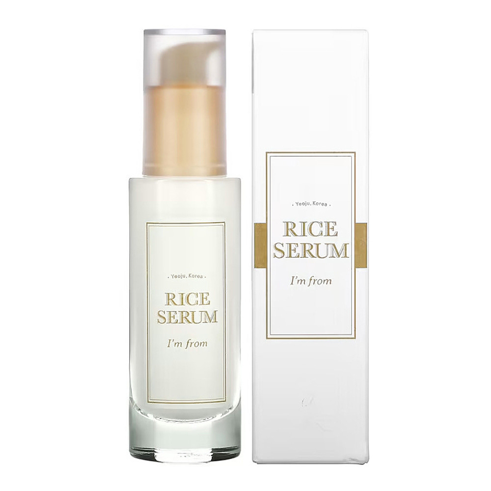 سرم آبرسان آنتی اکسیدان و جوانساز قوی پوست | حاوی عصاره برنج با قدرت روشن کنندگی بالا I'm From Rice Serum 30 ml